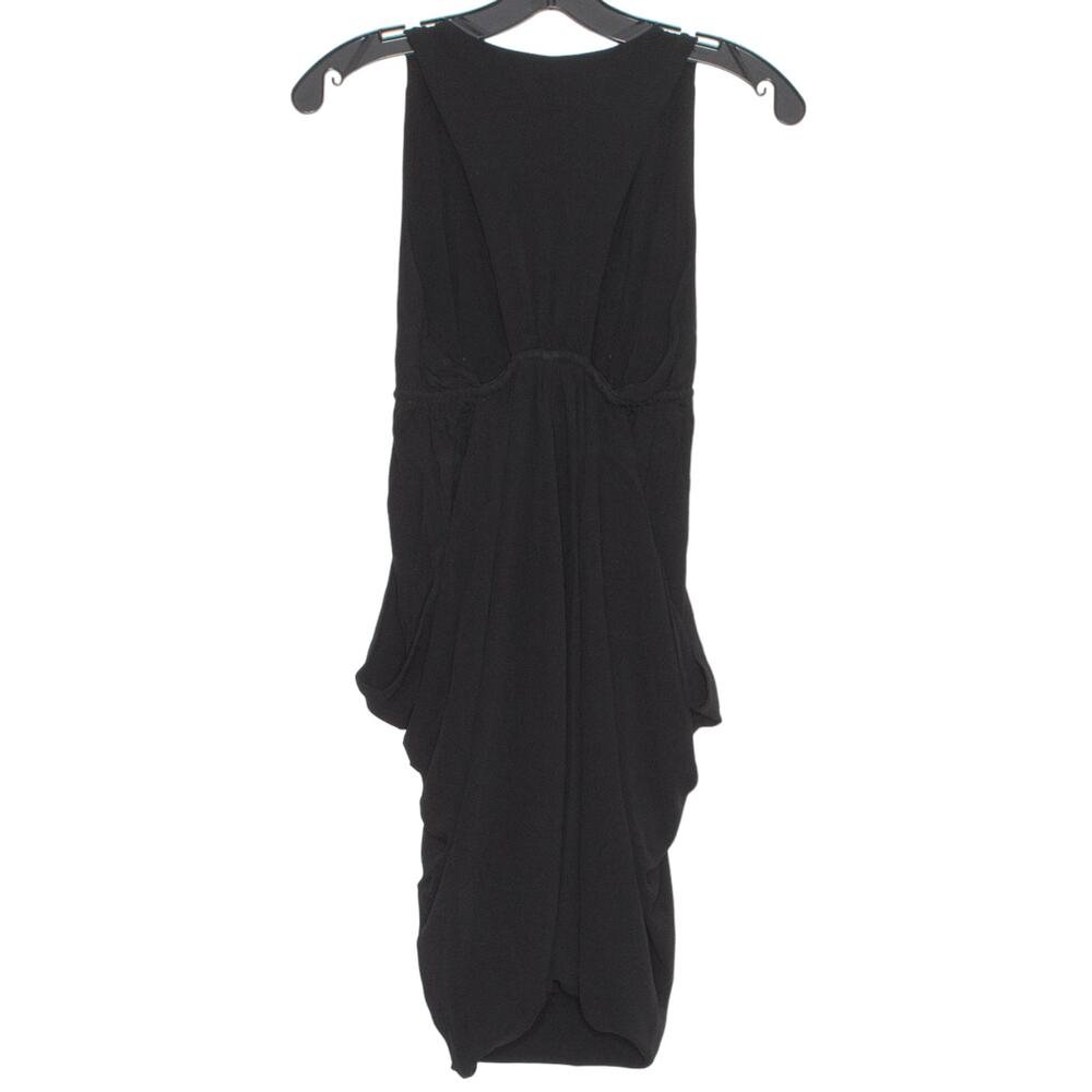 7 For All Mankind Dress Dark Academia Minimalist Avant Garde Goth Black Small - Picture 2 of 6